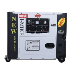 Máy Phát Điện Chạy Dầu I-Mike 6Kw DG9800SE Vuông Siêu Chống Ồn