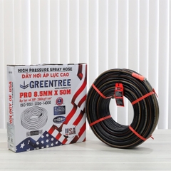 Ống nhựa PVC GREENTREE Pro 8.5mm x 50m Đen