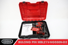 Mở bu lông pin lithium Oshima MBL21V-NG550N-D2 (Thân máy)