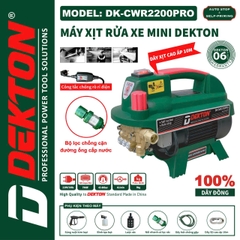 Máy rửa xe Dekton DK-CWR2200PRO 790W