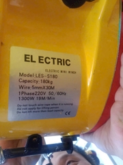 Tời điện KOIO SK500 30m 500kg 220V nhanh
