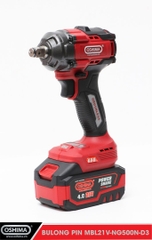 Mở bu lông pin lithium Oshima MBL21V-NG500N-D3 (Thân Máy)