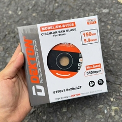 Lưỡi Cắt Hợp Kim Đa Năng Dekton 150MM DK-B150S 32 Răng, Tốc Độ 5500RPM