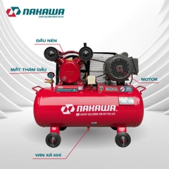 Máy Nén Khí Dây Đai NAKAWA NK1060E 750W 60L