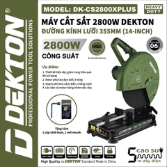 Máy cắt sắt 2800W Dekton DK-CS2800XPLUS