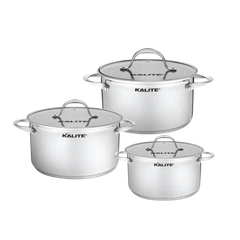 Bộ 3 Nồi Kalite KL352 Inox Đáy Từ 5 Lớp