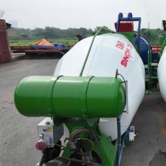 Bồn trộn bê tông tươi Lạc Hồng LHA8 không động cơ 8 khối