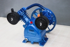 Đầu của máy nén khí OSHIMA 2x51 1/2HP~1HP Xanh đậm (hoạt động bằng sức kéo động cơ)