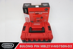 Mở bu lông pin lithium Oshima MBL21V-NG750N-D2 (Thân máy)