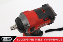 Mở bu lông pin lithium Oshima MBL21V-NG750N-D2 (Thân máy)