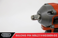 Mở bu lông pin lithium Oshima MBL21V-NG380N-D2 (Thân máy)