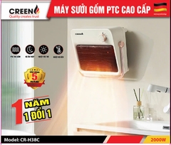 Máy sưởi gốm Creen CR-H38C treo tường cơ