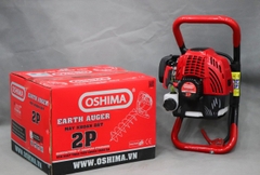 Máy khoan đất Oshima 2P 52cc Đỏ 2 thì (không mũi)