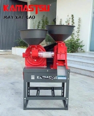Bộ máy xát nghiền gạo Kamastsu KMF-4S (Pulley đảo chiều - Motor HPN2200)