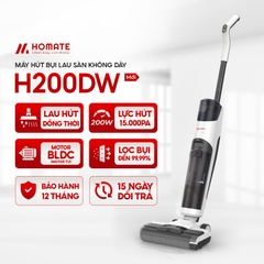 Máy hút bụi lau sàn không dây HOMATE H200DW