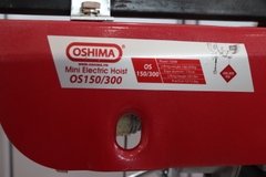 Tời điện Oshima OS 150/300 Đỏ Điện 1 pha