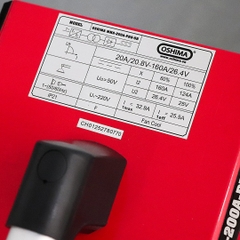 Máy hàn OSHIMA MMA-200A-PRO-5B 8.5KVA Đỏ