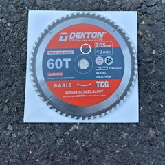 Lưỡi cắt gỗ 255mm Dekton DK-B255W