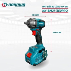 Máy siết bu lông pin NAKAWA NK-BM21/550PRO