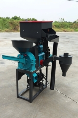 Khung, cối xát nghiền gạo Huspanda HNF-4UDP (Pulley đảo chiều - Không Motor - Không sàng lọc sạn rung)