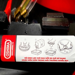 Máy xới đất OSHIMA XDX-23 4.0HP Đỏ
