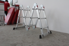 Thang nhôm xếp Oshima T4D-3 Xanh đậm (4 đoạn, 3 bậc)
