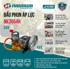 Đầu phun áp lực NAKAWA NK3054H (3.5 – 5.0HP)
