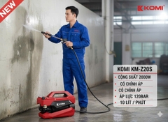 Máy xịt rửa xe chỉnh áp Komi KM-2500S
