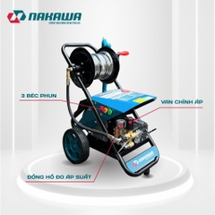 Máy phun áp lực cao công nghiệp Nakawa TX-28 (2.8KW-220V)