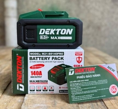 Pin Dekton 21V 8.0Ah M21-B8140PRO, Dòng Xả 140A
