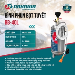 Bình phun bọt tuyết NAKAWA BB-40L