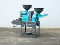 Khung, cối xát nghiền gạo Huspanda HNF-4B (Pulley đảo chiều - Không Motor - Không sàng lọc sạn rung)
