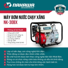 Máy bơm nước chạy xăng NAKAWA NK-30BX