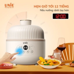 Nồi nấu chậm UNIE USC08W dung tích 0.8L, 6 chức năng nấu, hẹn giờ nấu 12 tiếng