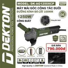 Máy mài góc công tắc đuôi Dekton DK-AG1250XCP đường kính đá cắt 100mm