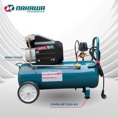 Máy Nén Khí đầu liền 2 tụ NAKAWA NK-2T3550PRO 2625W 50L