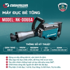 Máy đục bê tông NAKAWA NK-D065A