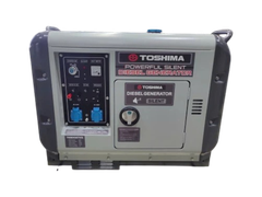 Máy Phát Điện Chạy Dầu 5Kw Toshima T6800ETKS Siêu Cách Âm