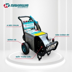 Máy phun áp lực cao công nghiệp Nakawa TX-40 (4KW-380V)