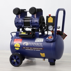 Máy nén khí HANKIL 24-2.0-S 2.0HP Xanh Điện 1 pha (Không dầu,nhanh,dây đồng)