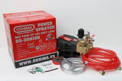 Đầu phun áp lực chất lỏng OSHIMA OS-30H100 5.0HP Đen (hoạt động bằng sức kéo động cơ)