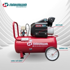 Máy Nén Khí đầu liền 2 tụ NAKAWA NK-2T3035E 2250W 35L