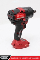 Mở bu lông pin lithium Oshima MBL21V-NG1000N-D3 (Thân Máy)