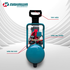 Máy nén khí không dầu, tốc nhanh, siêu êm NAKAWA NK-18H32L - 32 lít