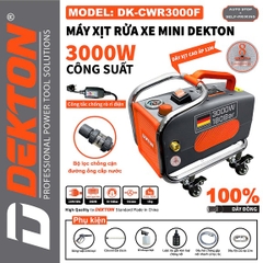 Máy xịt rửa xe mini Dekton có chống giật DK-CWR3000F 3000W