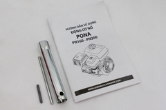 Động cơ nổ Pona PN160 5.5HP Cam-trắng-đen 4 thì