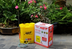 Máy phun thuốc trừ sâu, côn trùng điện KCT KCT-16D-ắc quy Vàng Bình ắc quy 12V8Ah