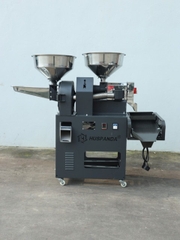 Bộ máy xát nghiền gạo Huspanda HNF680I (Motor HPN3000 - Sàng lọc sạn rung) Cối xát nghiền Inox