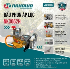 Đầu phun áp lực NAKAWA NK3052H (3.5 – 5.0HP)