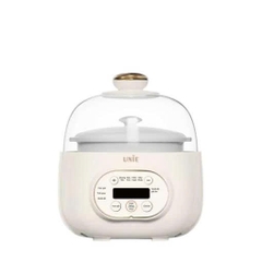 Nồi nấu chậm UNIE USC102W hẹn giờ 12 tiếng, 4 chế độ nấu tiện lợi, thố bằng gốm Ceramic cao cấp